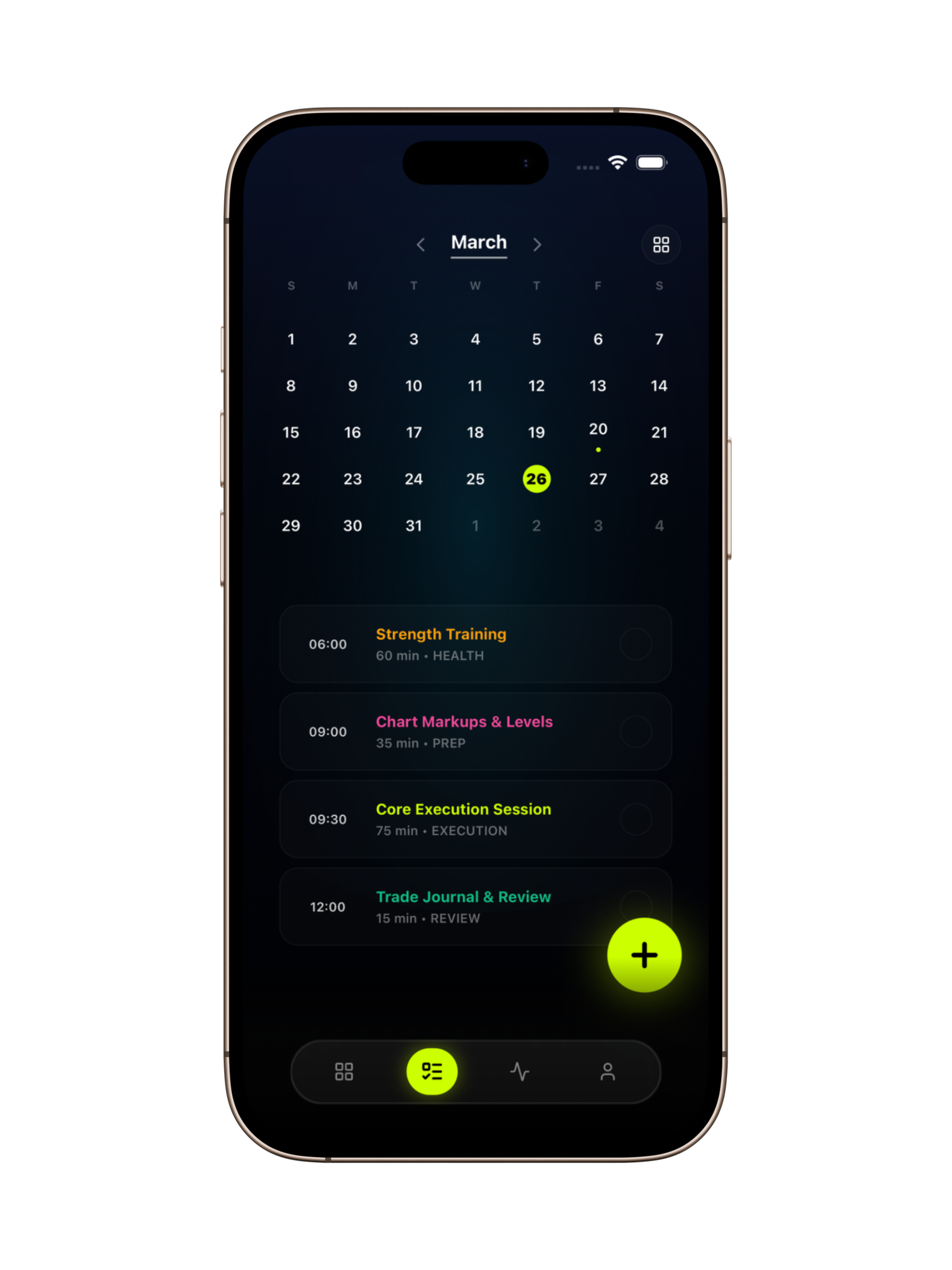Edge Builder Calendar